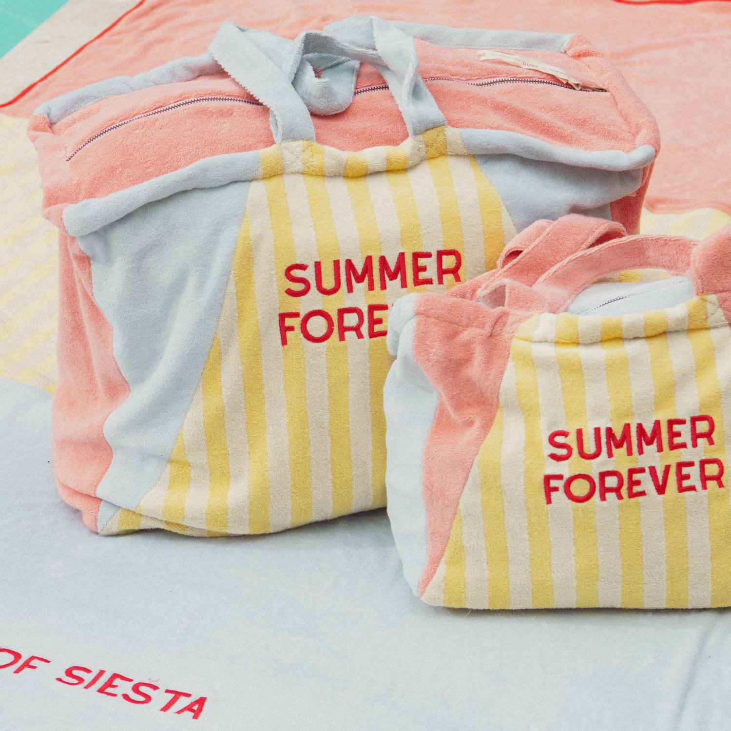 Grand cabas Summer Forever | Jaune