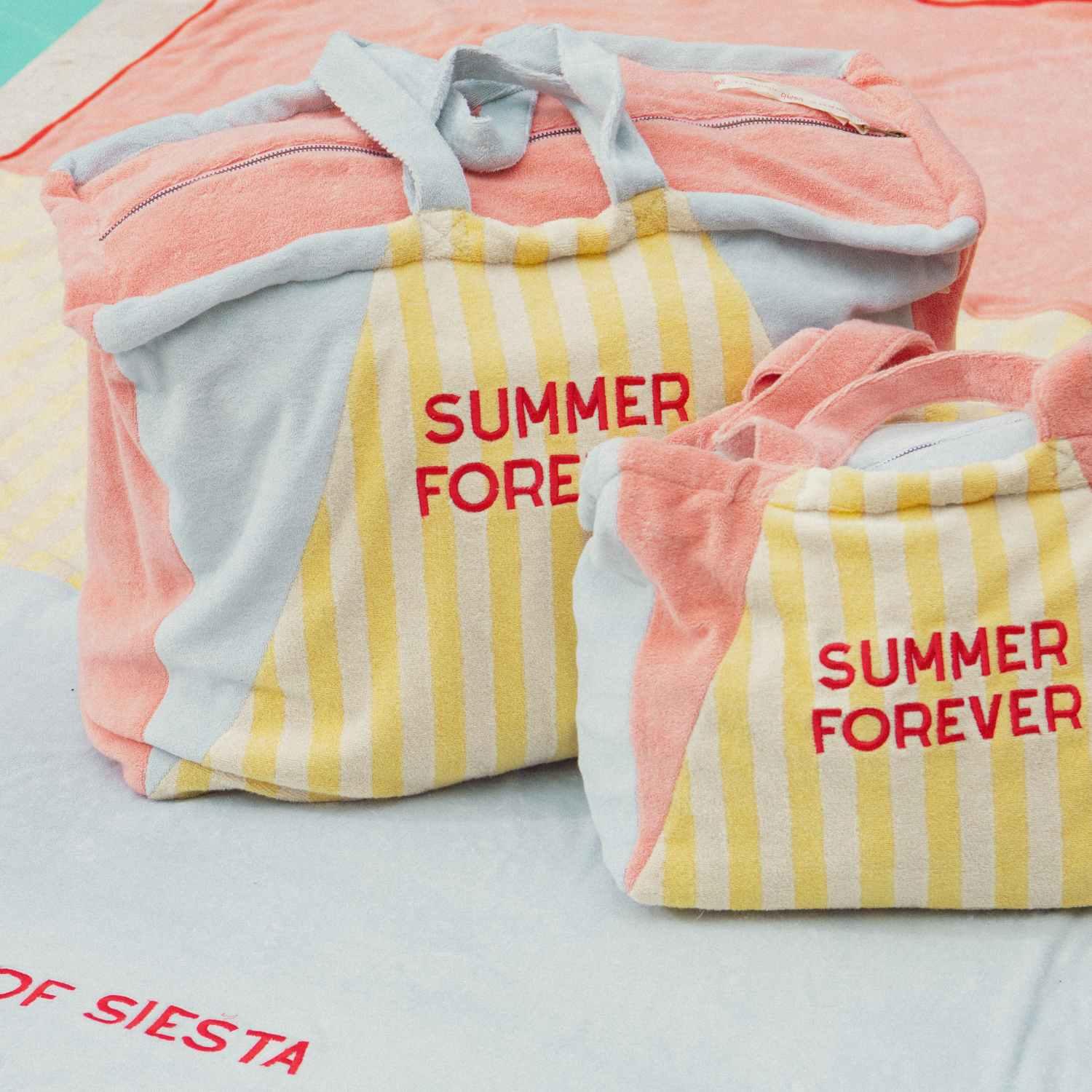 Large Summer Forever Tote Bag | Yellow