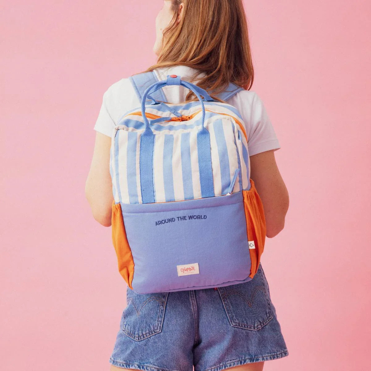 sac-à-dos-enfant-adulte-papa-maman-chamaye-assorti-parent-enfant-sac-papa-fils-cadeau-fete-des-peres-sac-mere-fille-cadeau-naissance-maman-matchy-matchy-cadeau-original-famille-broderie-motif-rentreescolaire-around-the-world