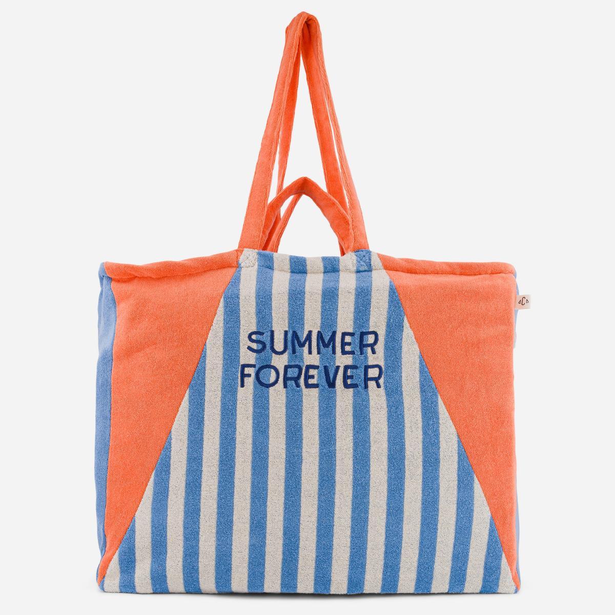 sac-cabas-parent-maman-éponge-cabas-gouter-plage-maman-mixte-cadeau-été-maman-papa-cadeau-anniversaire-fête-de-mères-matchy-matchy-cadeau-famille-cadeau-pere-fils-original-cadeau-mere-fille-pratique-matchy-matchy-cadeaux-noel-famille-marque-francaise-motif-summer-forever