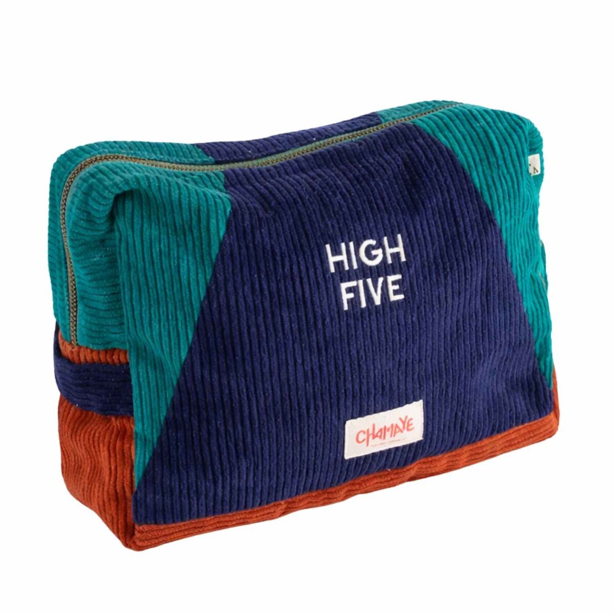 trousse-de-toilette-bebe-enfant-chamaye-assorti-papa-maman-enfant-casquette-papa-fils-cadeau-fete-des-peres-casquette-mere-fille-cadeau-naissance-maman-bebe-cadeau-original-famille-casquette-personnalisable-broderie-high-five-bleu-vert