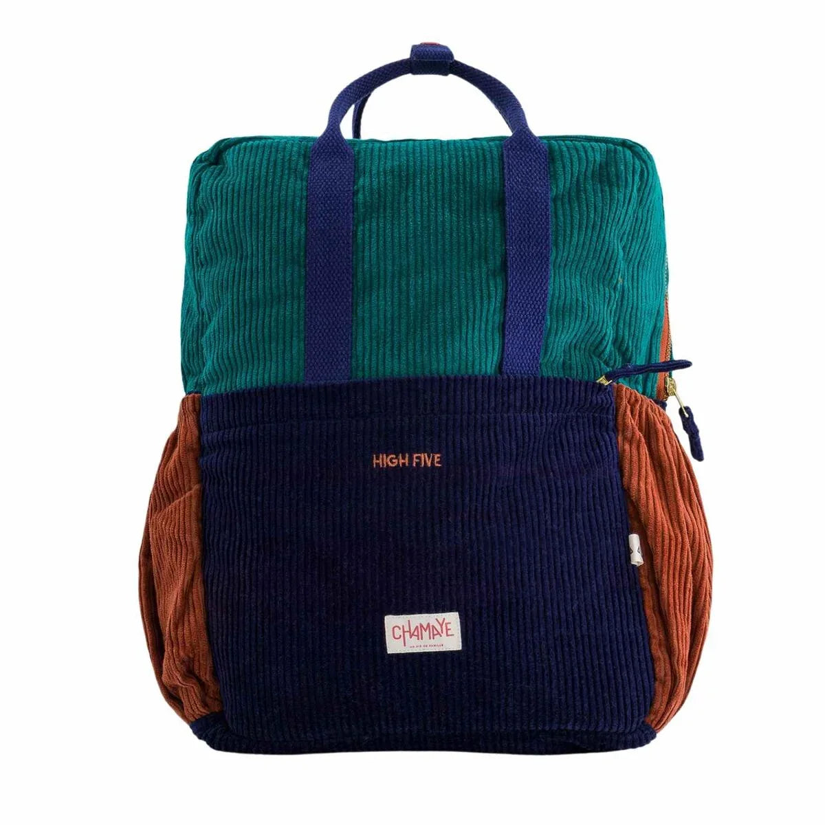 sac-à-dos-enfant-papa-maman-chamaye-assorti-parent-enfant-sac-papa-fils-cadeau-fete-des-peres-sac-mere-fille-cadeau-naissance-maman-sac-matchy-matchy-cadeau-original-famille-broderie-high-five