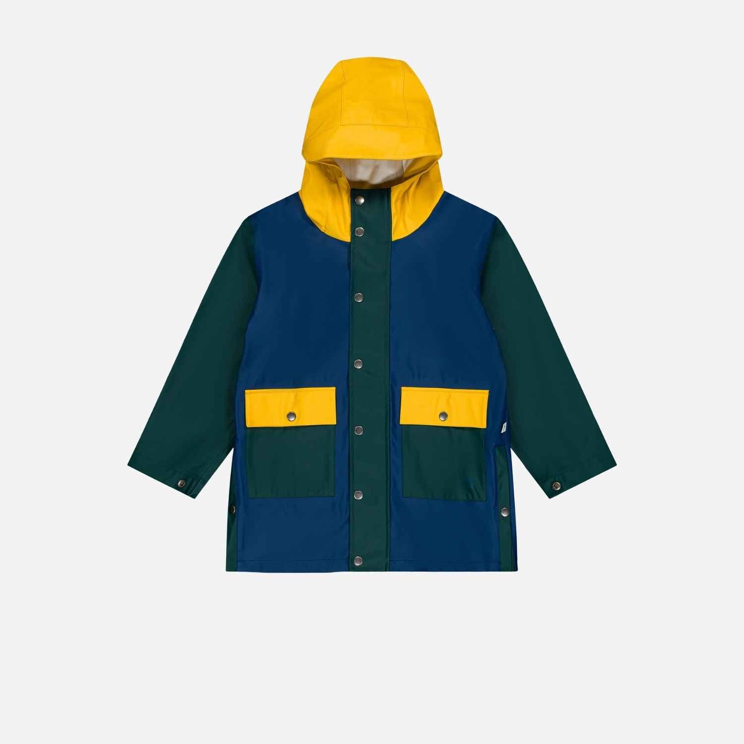 impermeable-mixte-pluie-papa-maman-chamaye-assorti-parent-enfant-kway-papa-fils-cadeau-fete-des-peres-imperméable-mere-fille-cadeau-maman-bebe-matchy-matchy-cadeau-original-famille-broderie-high-five