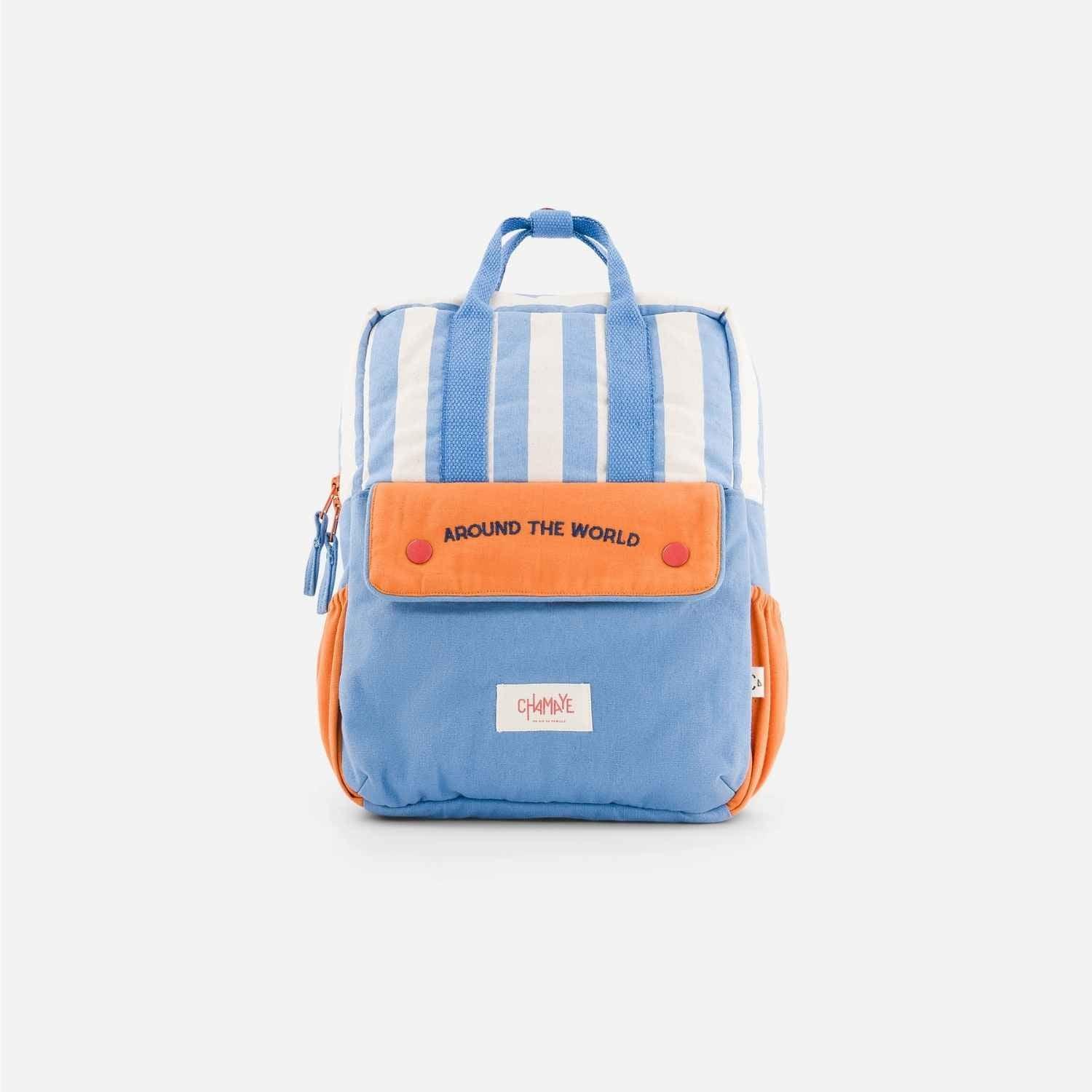 sac-à-dos-enfant-adulte-papa-maman-chamaye-assorti-parent-enfant-sac-papa-fils-cadeau-fete-des-peres-sac-mere-fille-cadeau-naissance-maman-matchy-matchy-cadeau-original-famille-broderie-motif-rentreescolaire-around-the-world