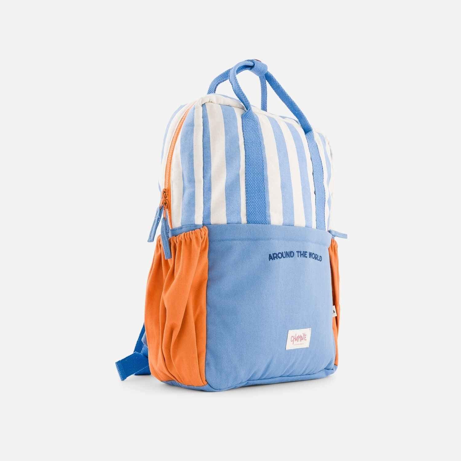 sac-à-dos-enfant-adulte-papa-maman-chamaye-assorti-parent-enfant-sac-papa-fils-cadeau-fete-des-peres-sac-mere-fille-cadeau-naissance-maman-matchy-matchy-cadeau-original-famille-broderie-motif-rentreescolaire-around-the-world