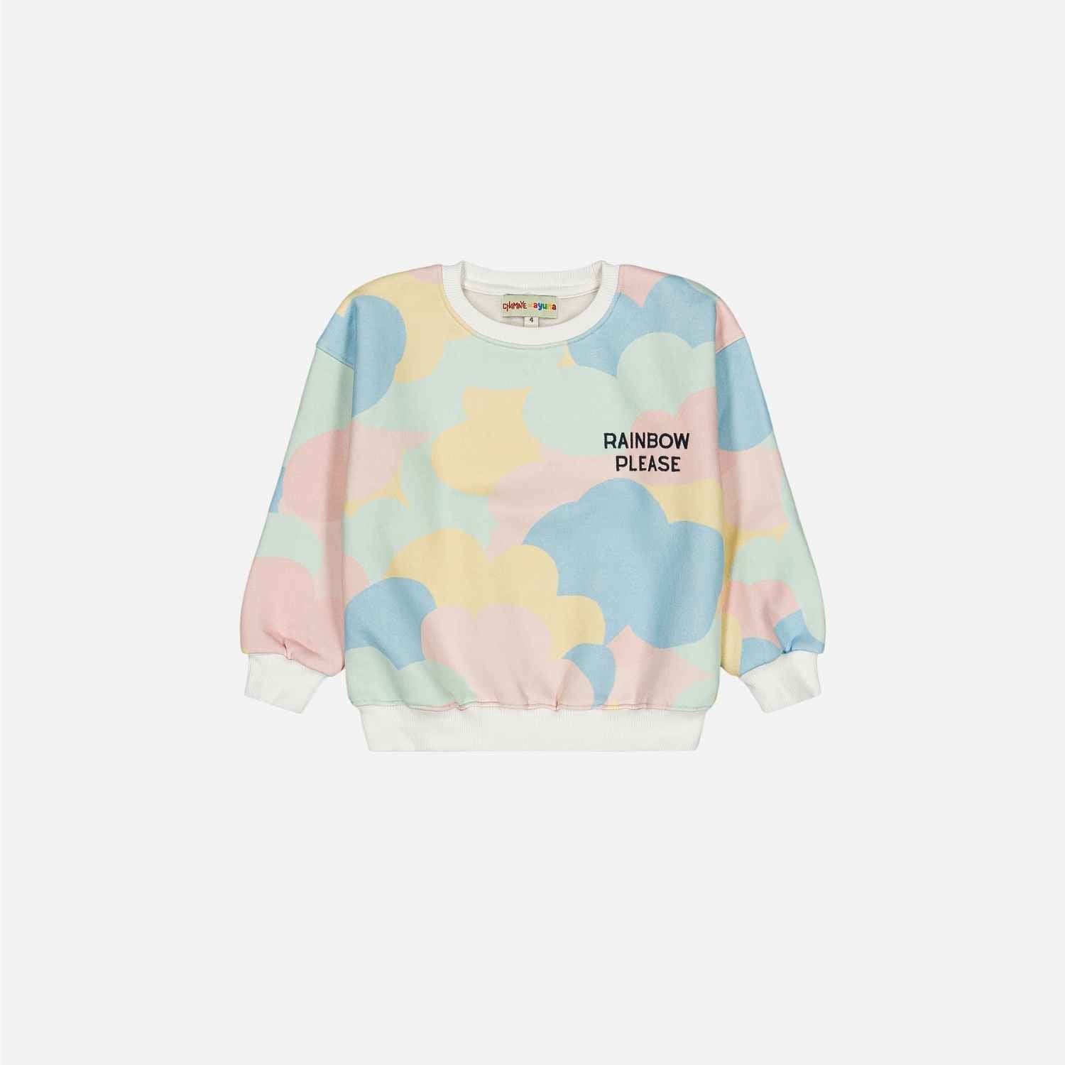 sweat-enfant-adulte-papa-maman-chamaye-assorti-parent-enfant-sac-papa-fils-cadeau-fete-des-meres-pull-mere-fille-cadeau-naissance-maman-matchy-matchy-cadeau-original-famille-broderie-motif-rainbow-please