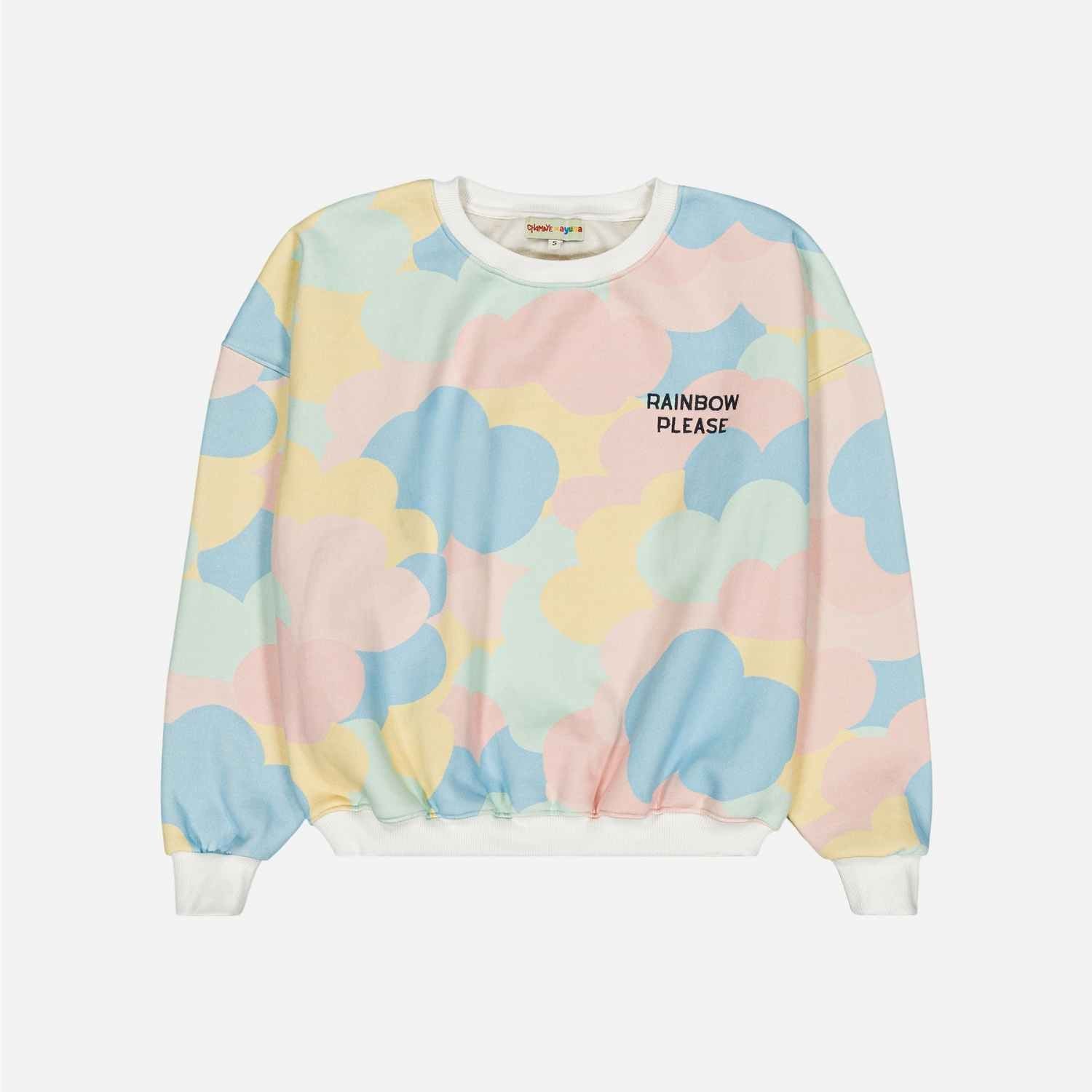 sweat-enfant-adulte-papa-maman-chamaye-assorti-parent-enfant-sac-papa-fils-cadeau-fete-des-meres-pull-mere-fille-cadeau-naissance-maman-matchy-matchy-cadeau-original-famille-broderie-motif-rainbow-please