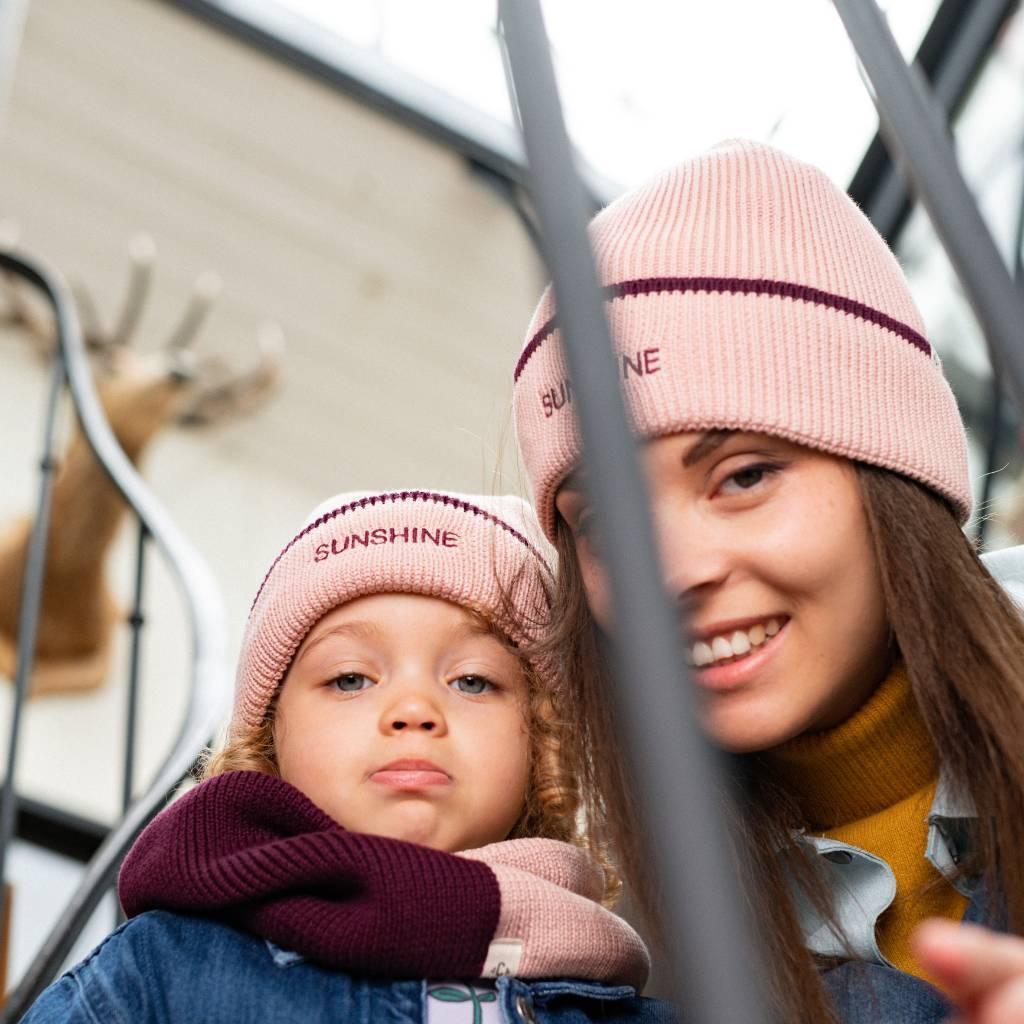 Duo de Bonnets Sunshine m re fille Cadeau famille Chamaye