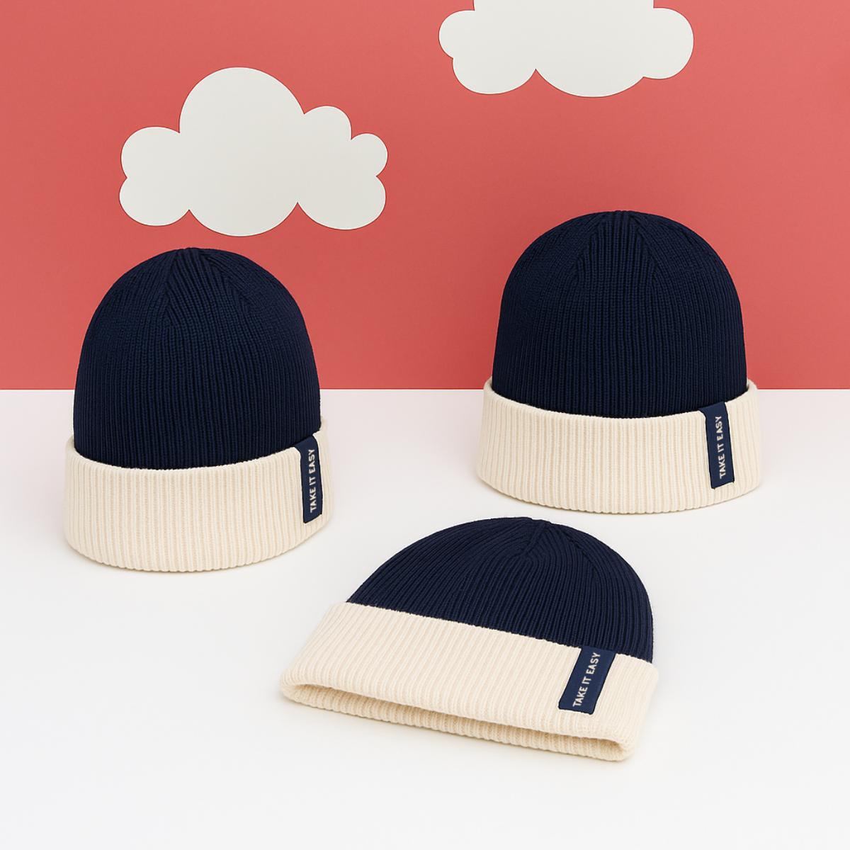 bonnet-bebe-enfant-papa-maman-chamaye-assorti-parent-enfant-bonnet-papa-fils-cadeau-fete-des-peres-bonnet-mere-fille-cadeau-naissance-maman-bebe-matchy-matchy-cadeau-original-famille-broderie-take-it-easy