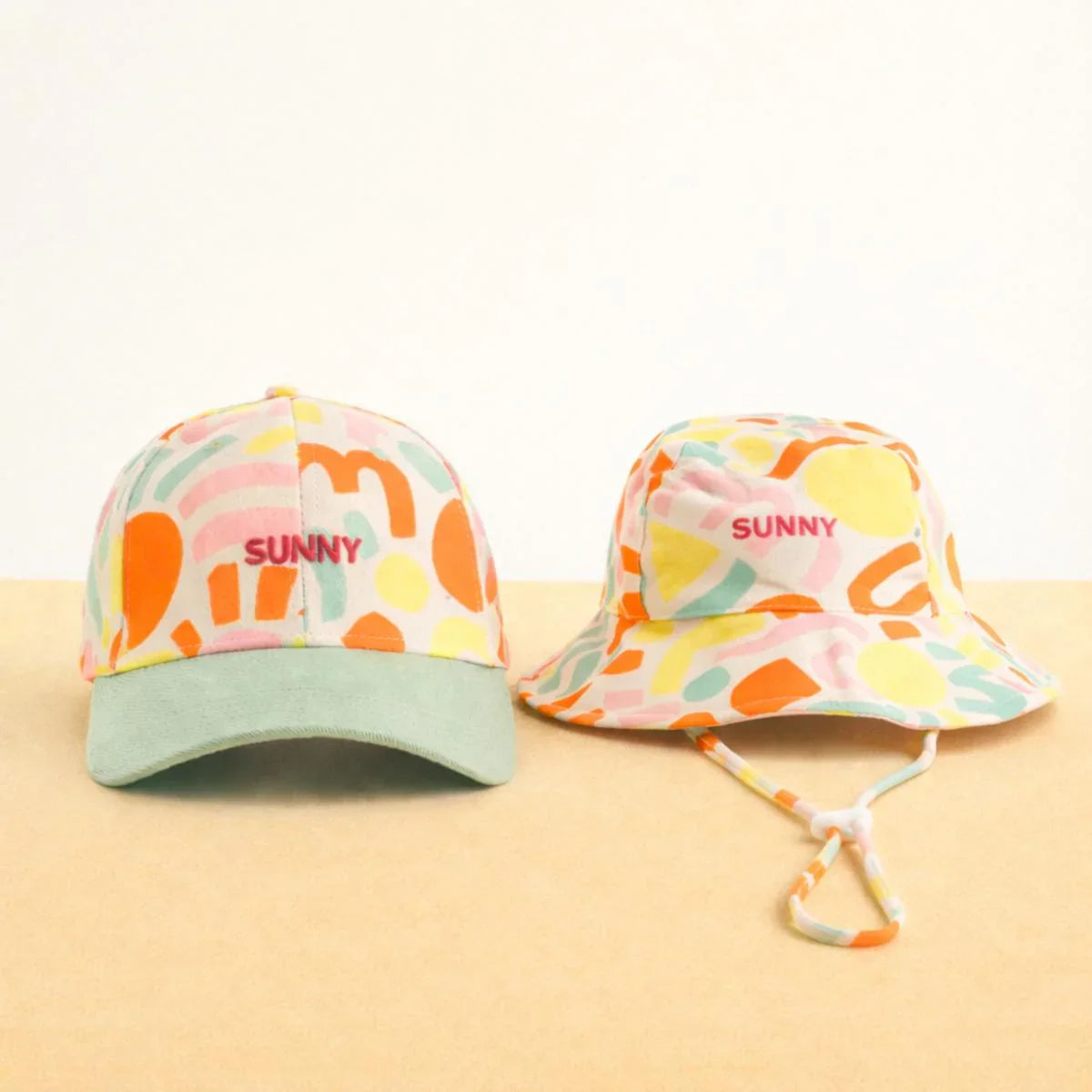 Duo chapeau large et casquette | Sunny