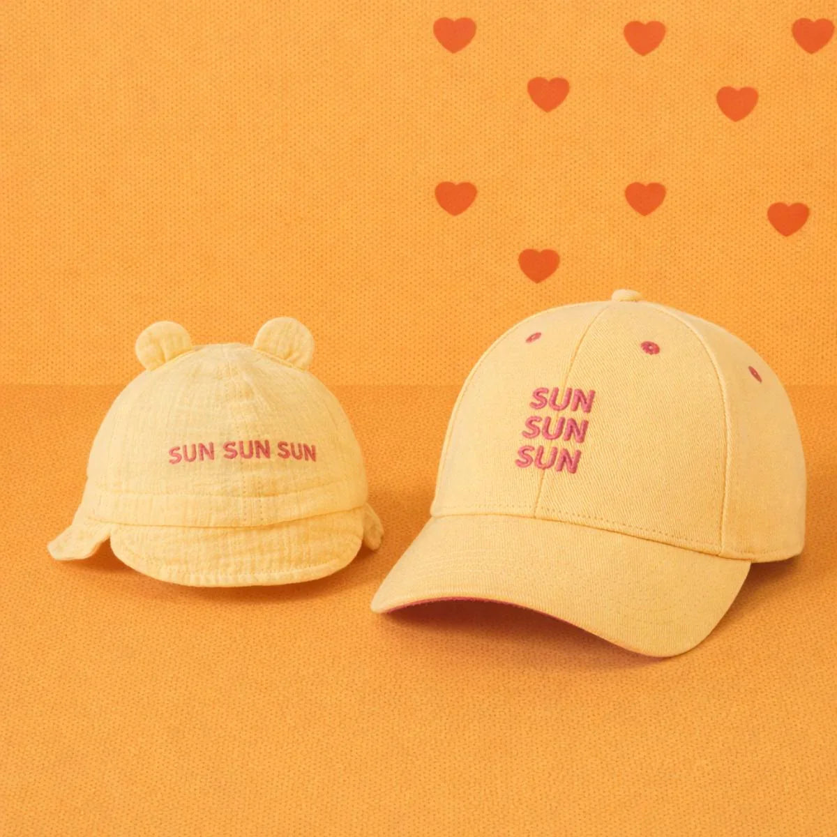 chapeau-bebe-enfant-soleil-chamaye-assorti-papa-maman-enfant-casquette-papa-fils-cadeau-fete-des-peres-casquette-mere-fille-cadeau-naissance-maman-bebe-cadeau-original-famille-casquette-personnalisable-broderie-sun