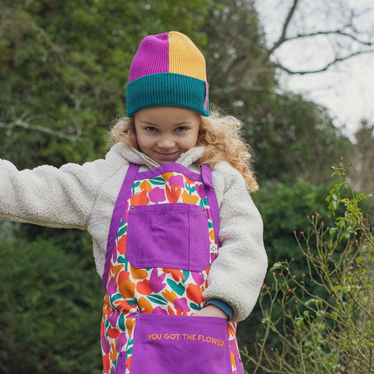 Bonnet Tricolore Funky Family | Kinder