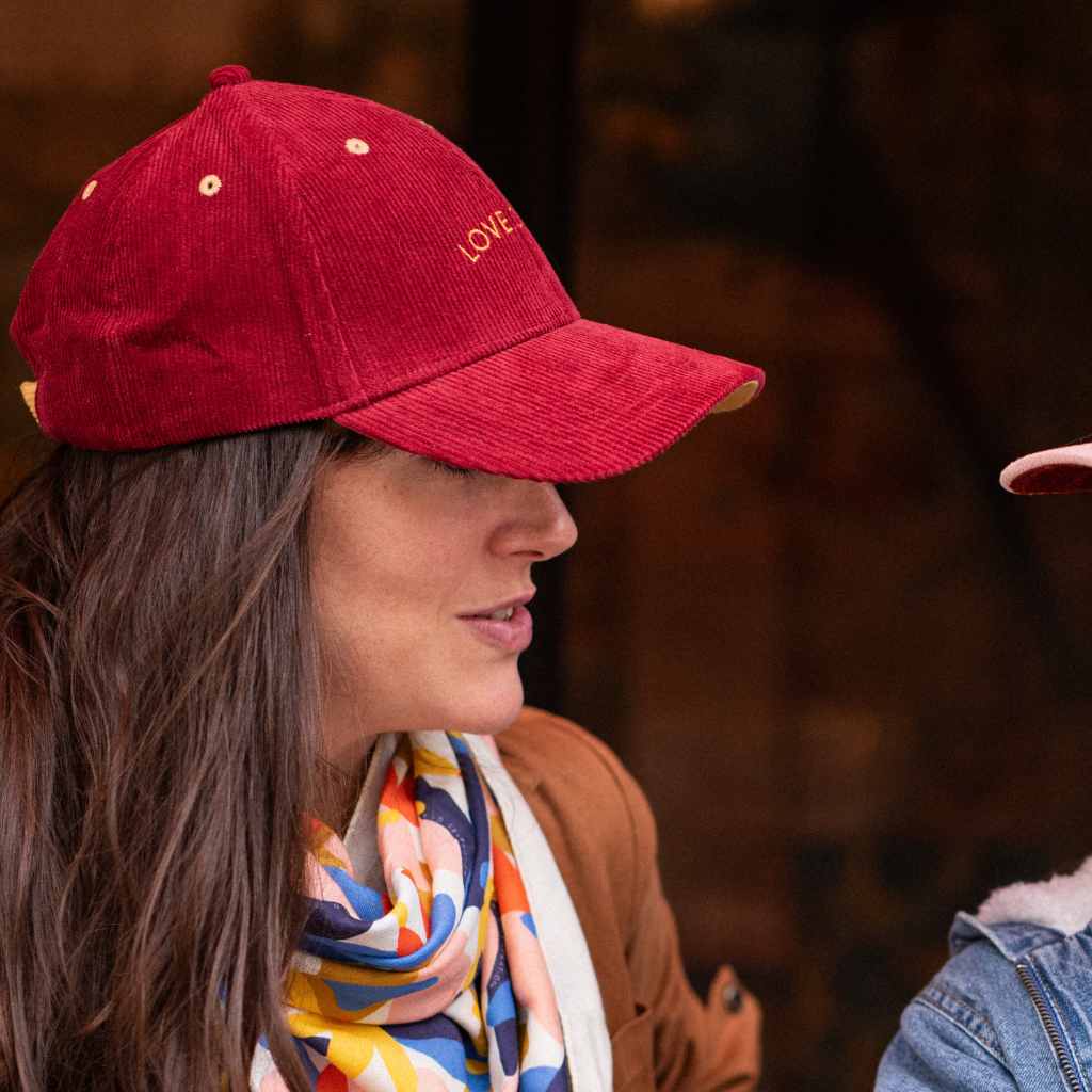 Casquette Velours Love Club | Adulte