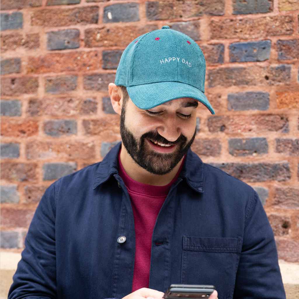 Casquette Velours Happy Dad | Adulte