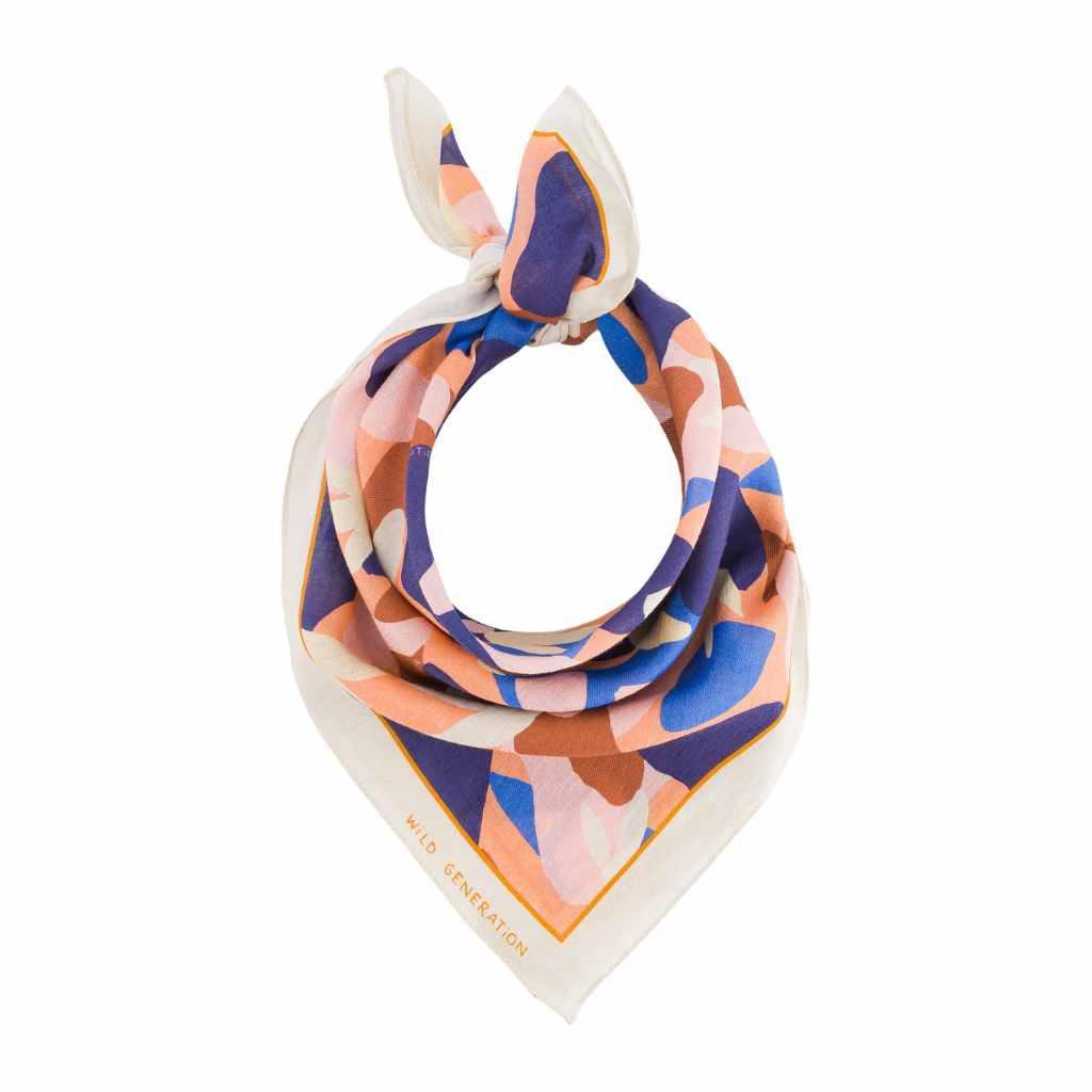 Foulard Flower Pêche | Enfant