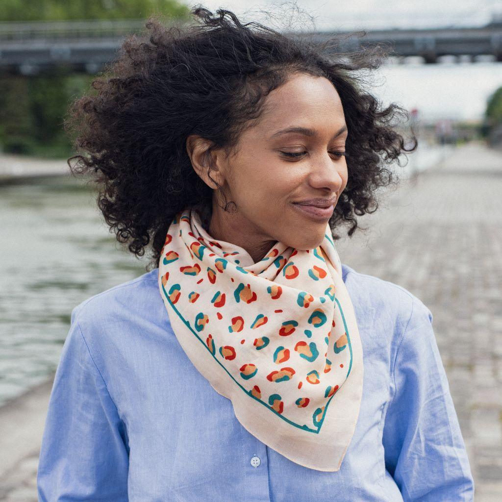 Foulard Graou Ecru | Adulte