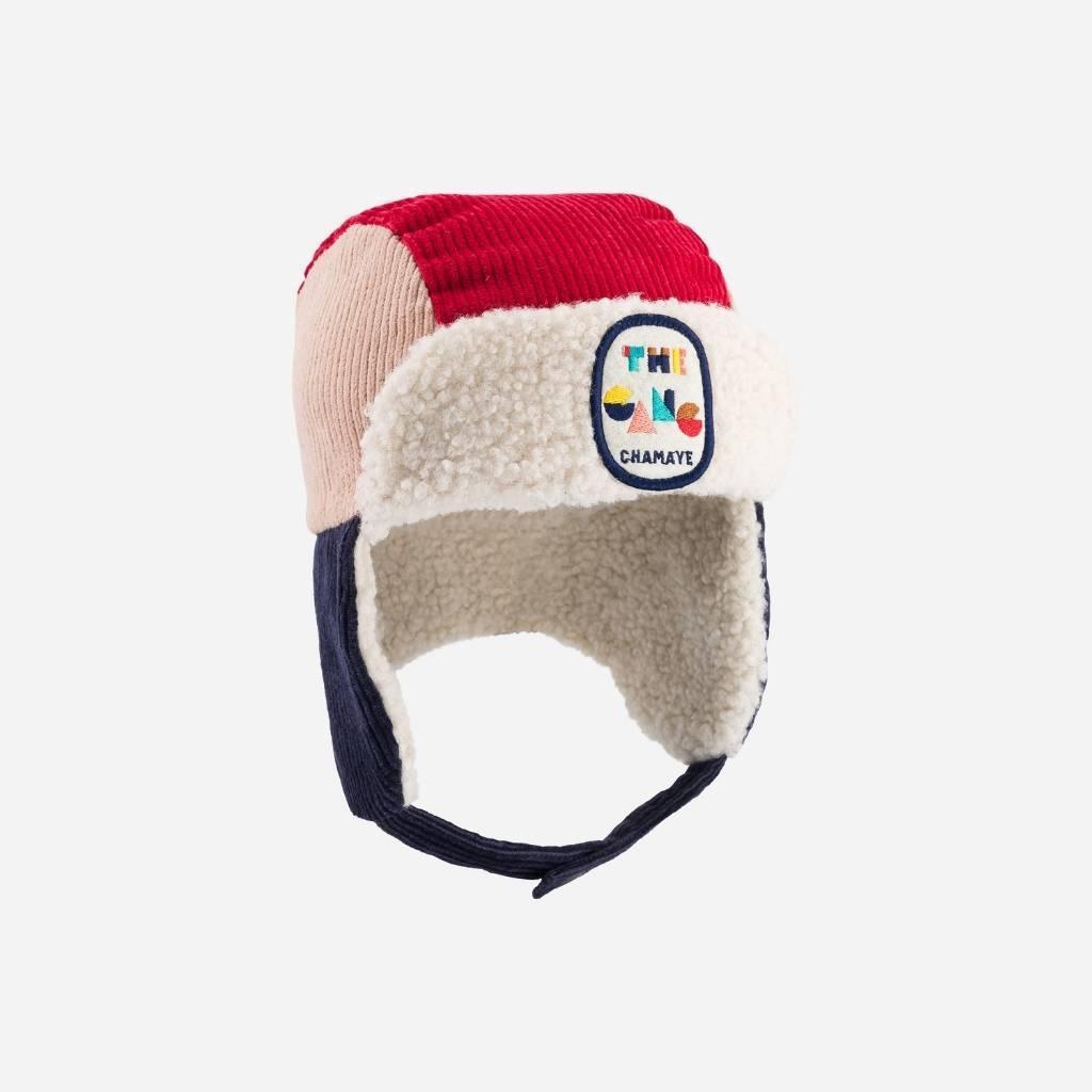 chapka-bebe-enfant-chamaye-protection-froid-hiver-bebe-enfant-ecusson-the-gang-chapka-moumoute-velours-cotele-cadeau-noel-enfant-mode-cadeau-famille-parent-enfant-pas-cher
