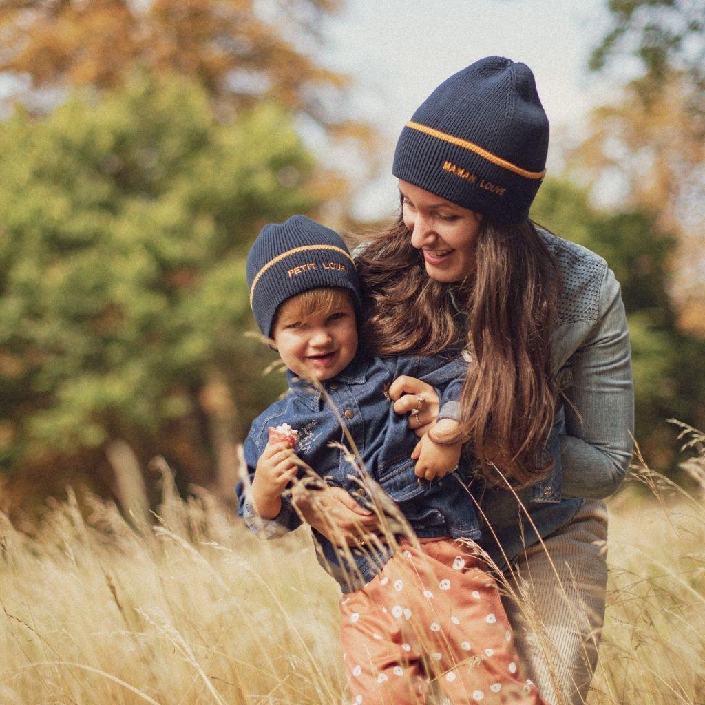 Mother-son Beanies Petit Loup & Maman Louve, Family gifts
