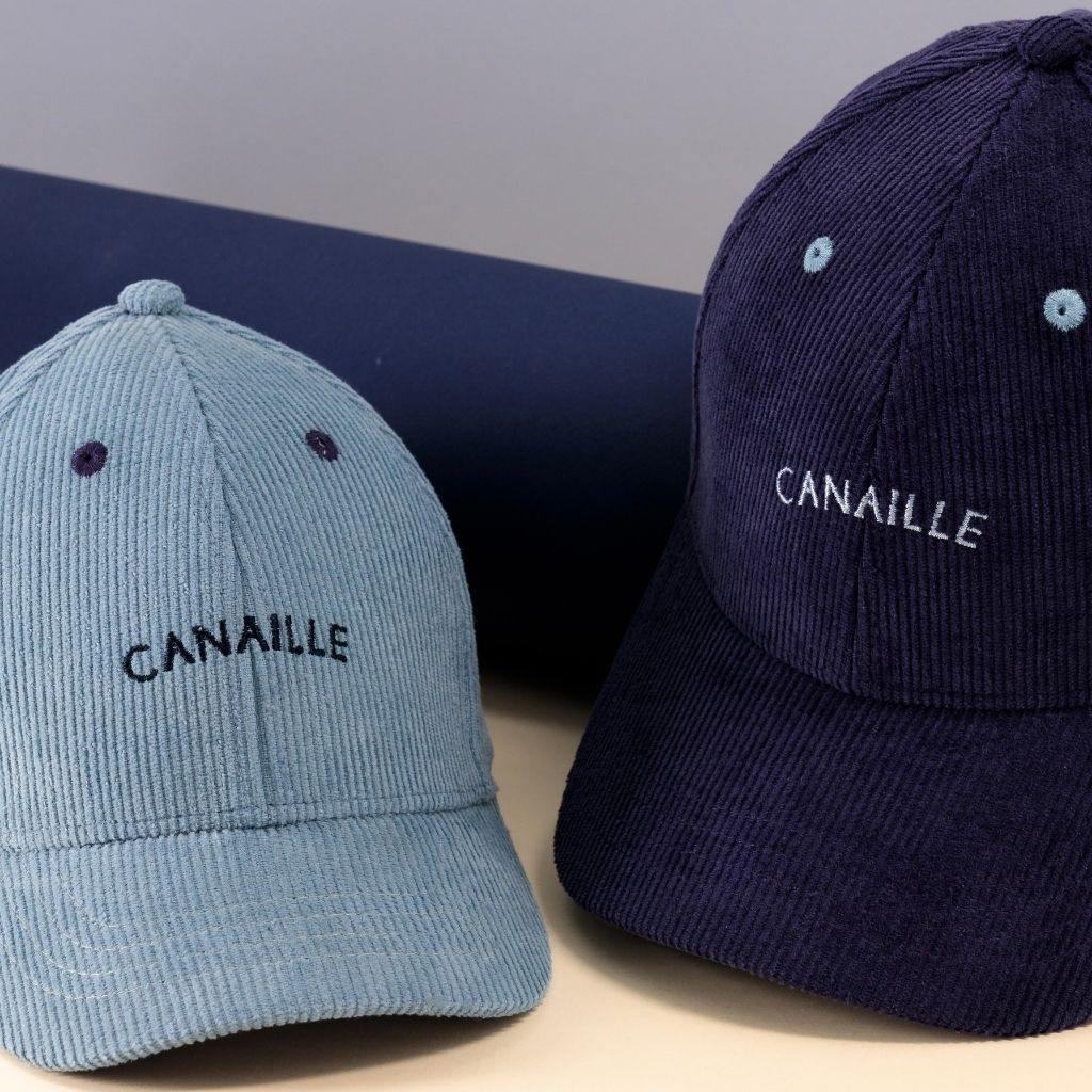 casquette-bebe-enfant-garcon-chamaye-broderie-canaille-chapeau-hiver-enfant-casquette assortie-parent-enfant-cadeau-noel-famille-idee-cadeau-fete-des-peres-originale