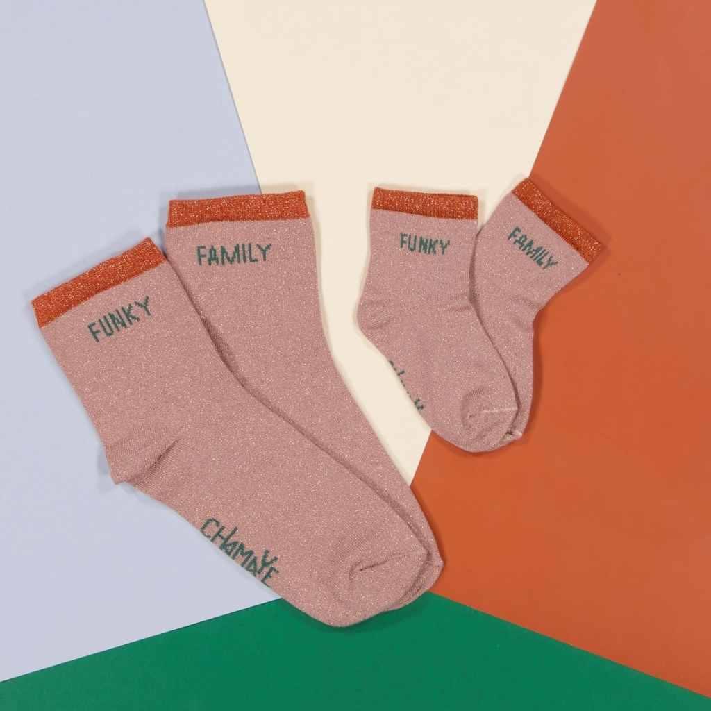 Funky Family Matching family Sequin Socks