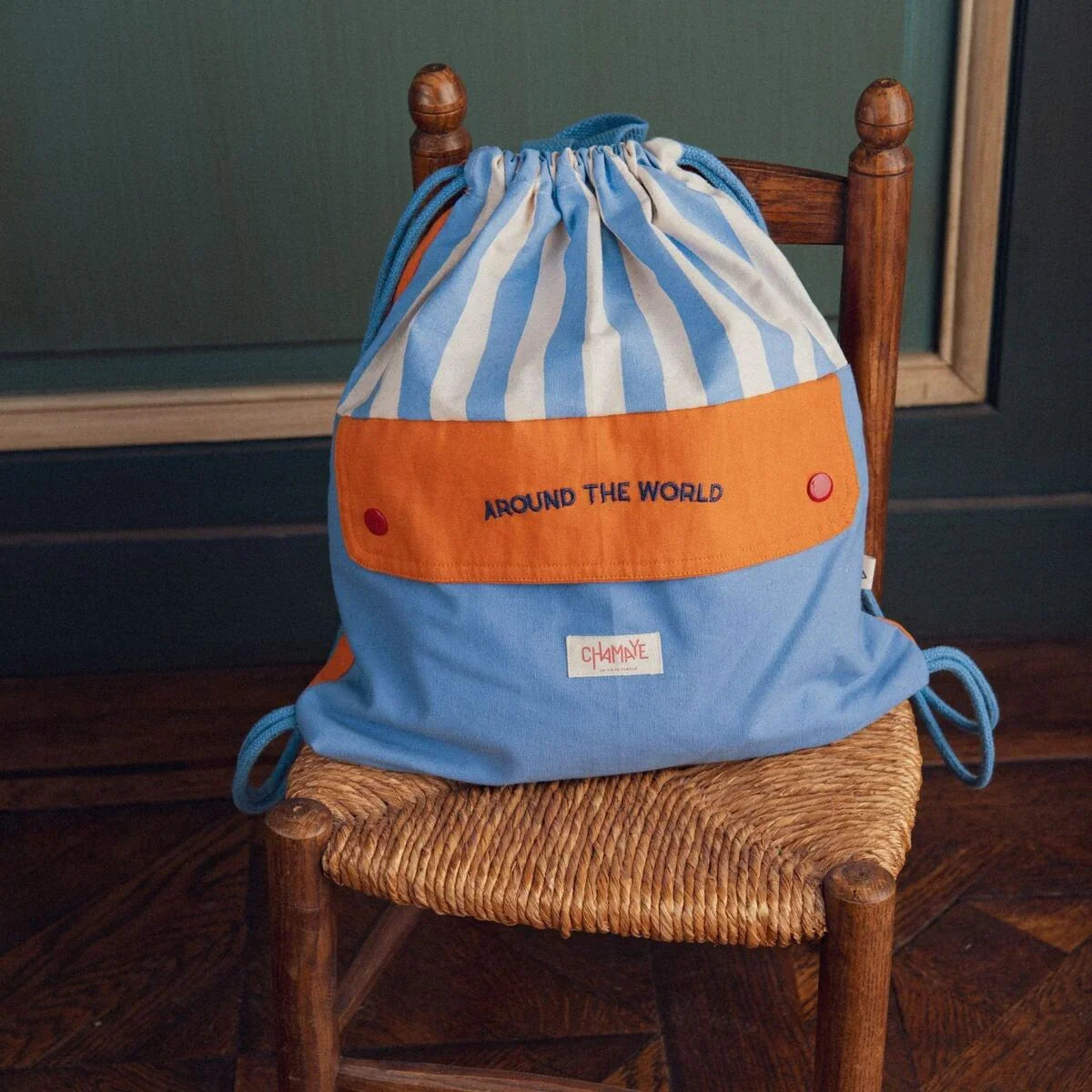 sac-enfant-chamaye-assorti-parent-enfant-sac-sport-gouter-cadeau-matchy-matchy-cadeau-original-famille-broderie-around-the-world