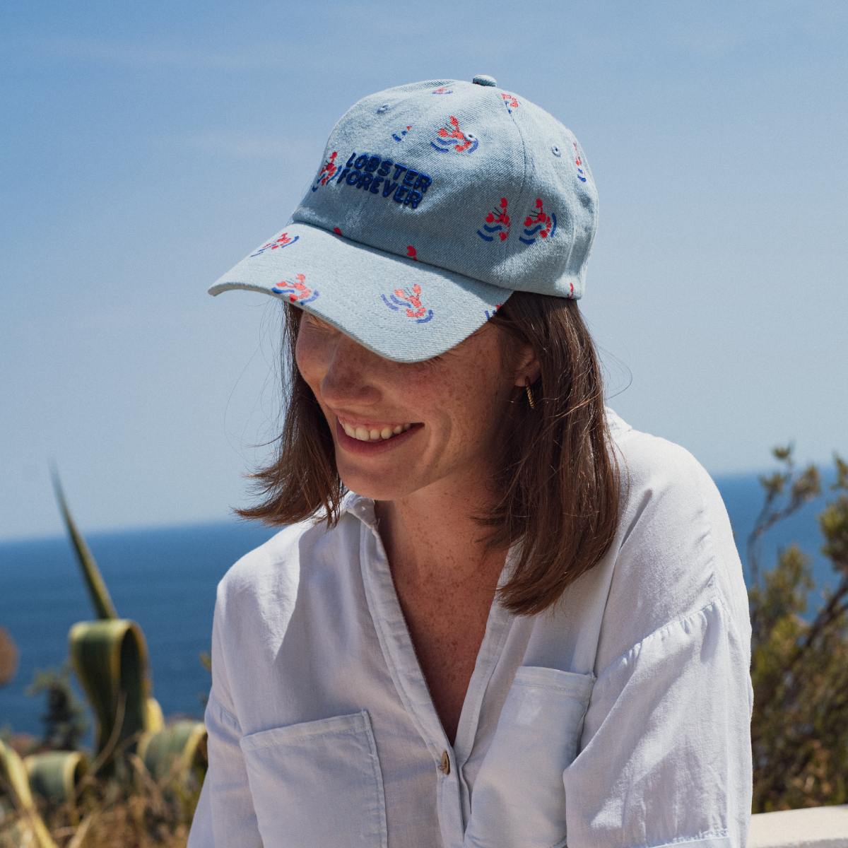 casquette-lobster-forever-bebe-enfant-parent-chamaye-assorti-papa-maman-enfant-cabas-papa-fils-cadeau-naissance-maman-bebe-cadeau-original-famille-casquette-brodée-personnalisable-broderie-homards