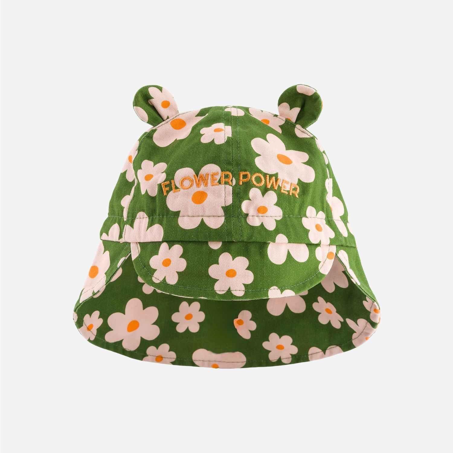 chapeau-bebe-enfant-soleil-chamaye-assorti-papa-maman-enfant-casquette-papa-fils-cadeau-fete-des-peres-casquette-mere-fille-cadeau-naissance-maman-bebe-cadeau-original-famille-casquette-personnalisable-broderie-flower-power