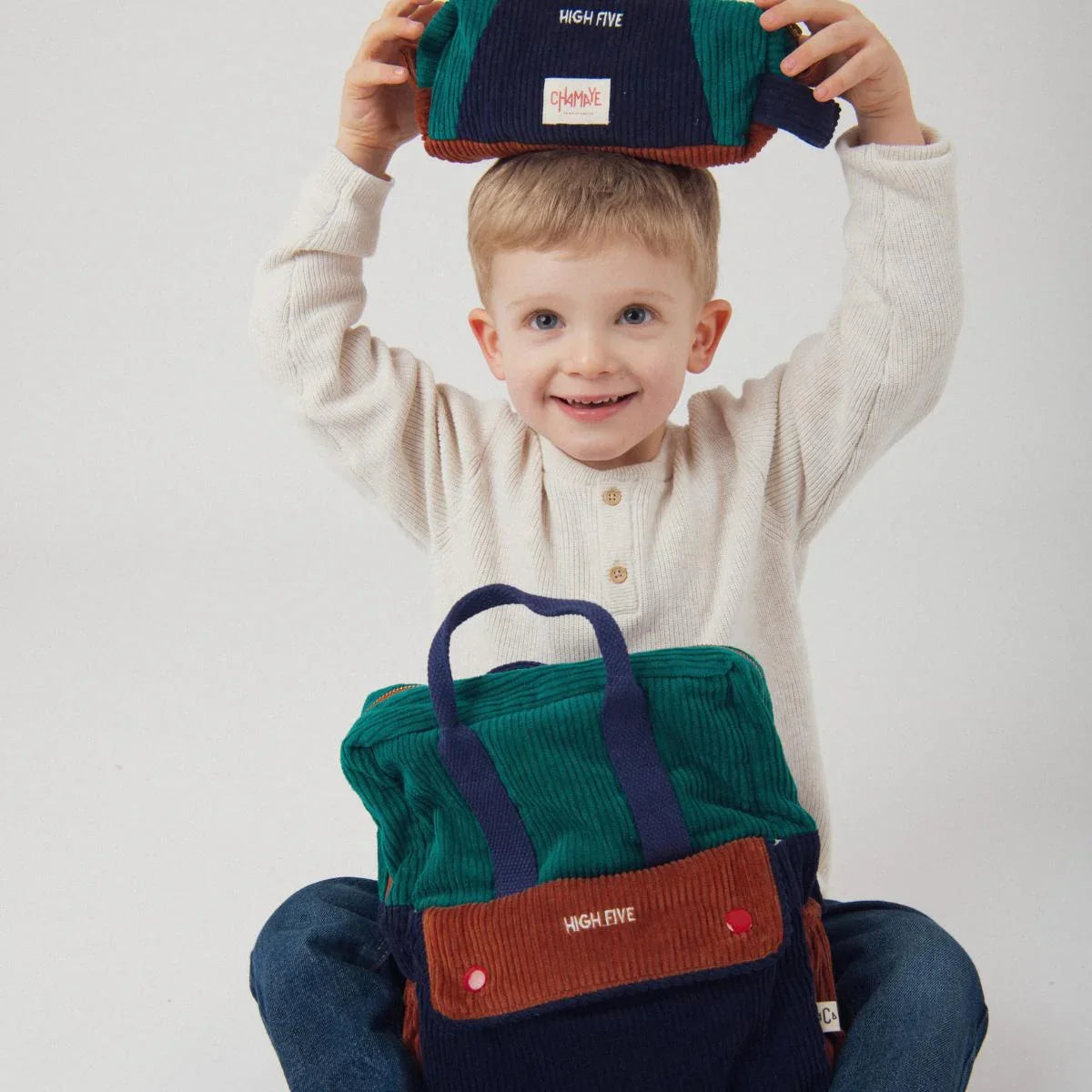 sac-à-dos-enfant-hiver-chamaye-cadeau-naissance-bebe-pratique-velours-hiver-garcon-fille-scolaire-high-five