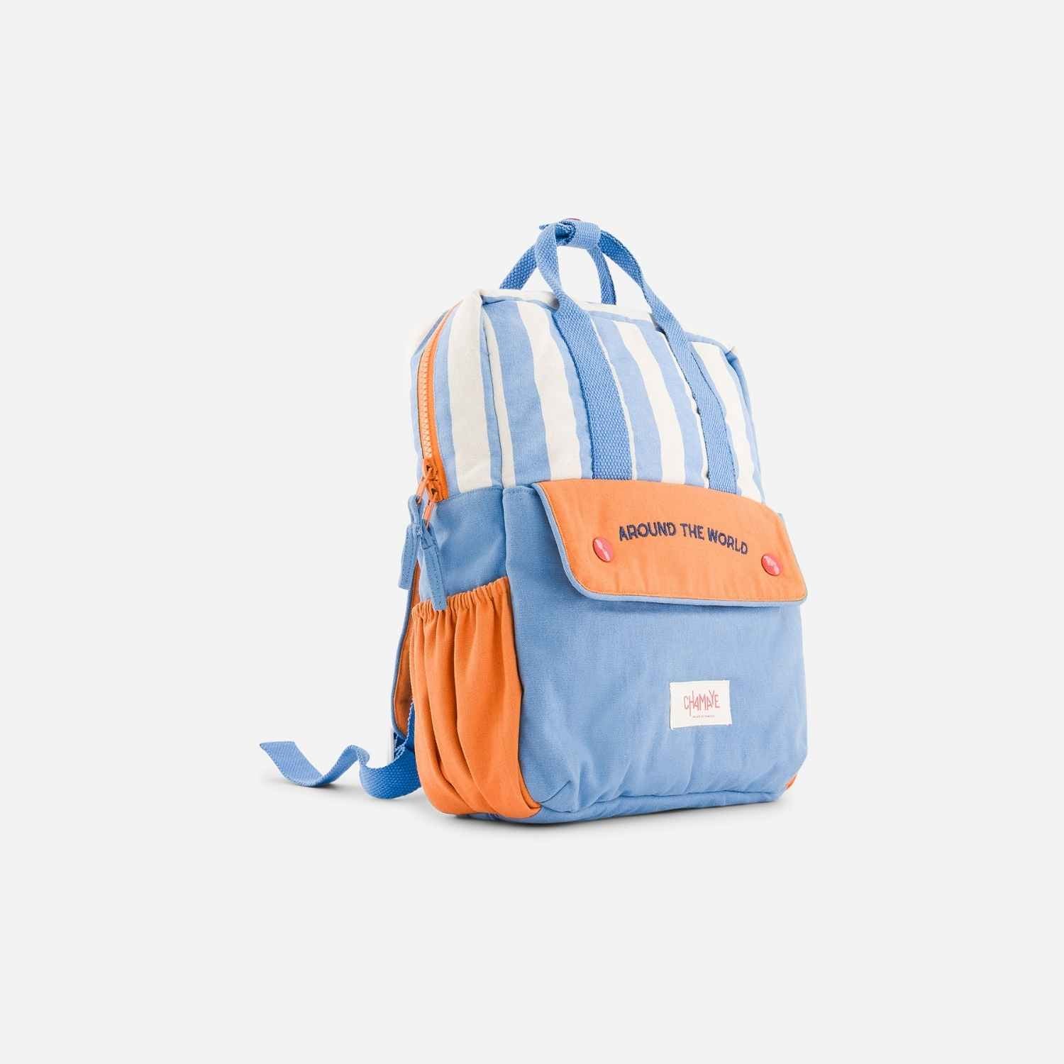 sac-à-dos-enfant-adulte-papa-maman-chamaye-assorti-parent-enfant-sac-papa-fils-cadeau-fete-des-peres-sac-mere-fille-cadeau-naissance-maman-matchy-matchy-cadeau-original-famille-broderie-motif-rentreescolaire-around-the-world