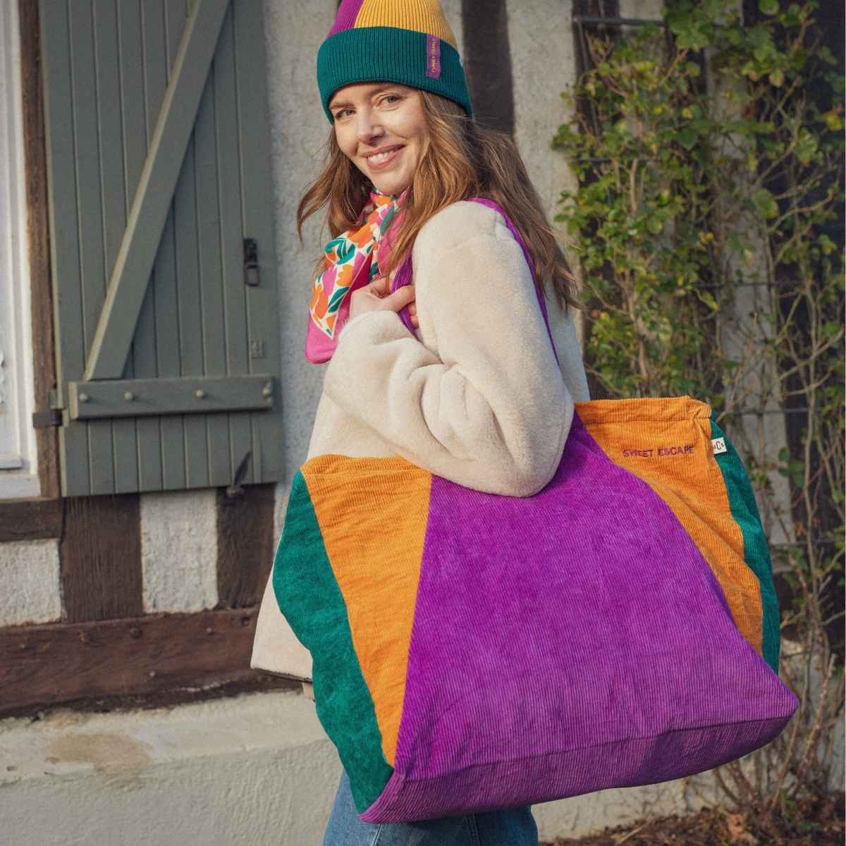 cabas-enfant-chamaye-assorti-parent-enfant-sac-papa-fils-cadeau-fete-des-peres-bonnet-mere-fille-cadeau-naissance-maman-bebe-matchy-matchy-cadeau-original-famille-broderie-sweet-escape