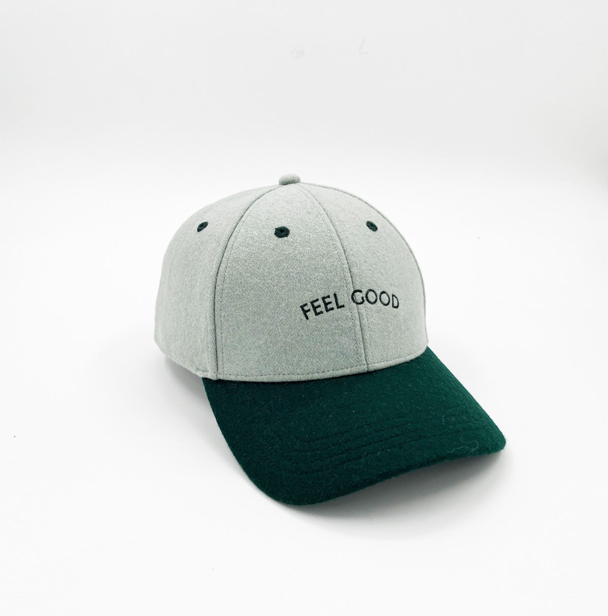 Casquette Feel Good vert feutre | Enfant ou Adulte