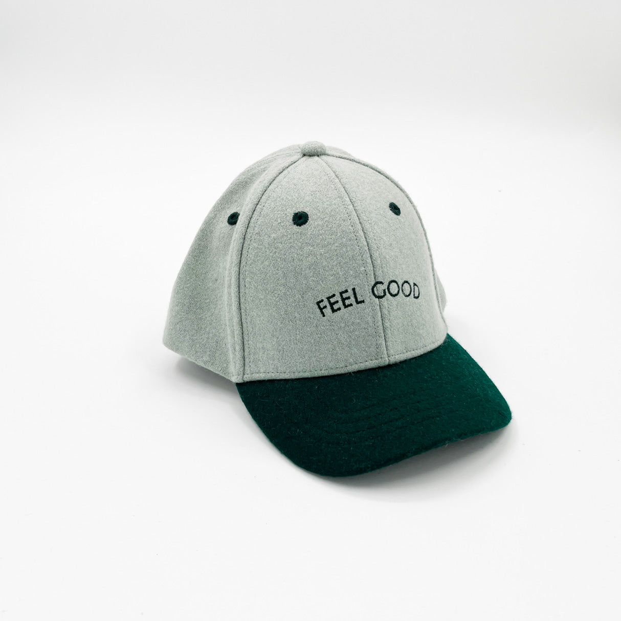 Casquette Feel Good vert feutre | Enfant ou Adulte