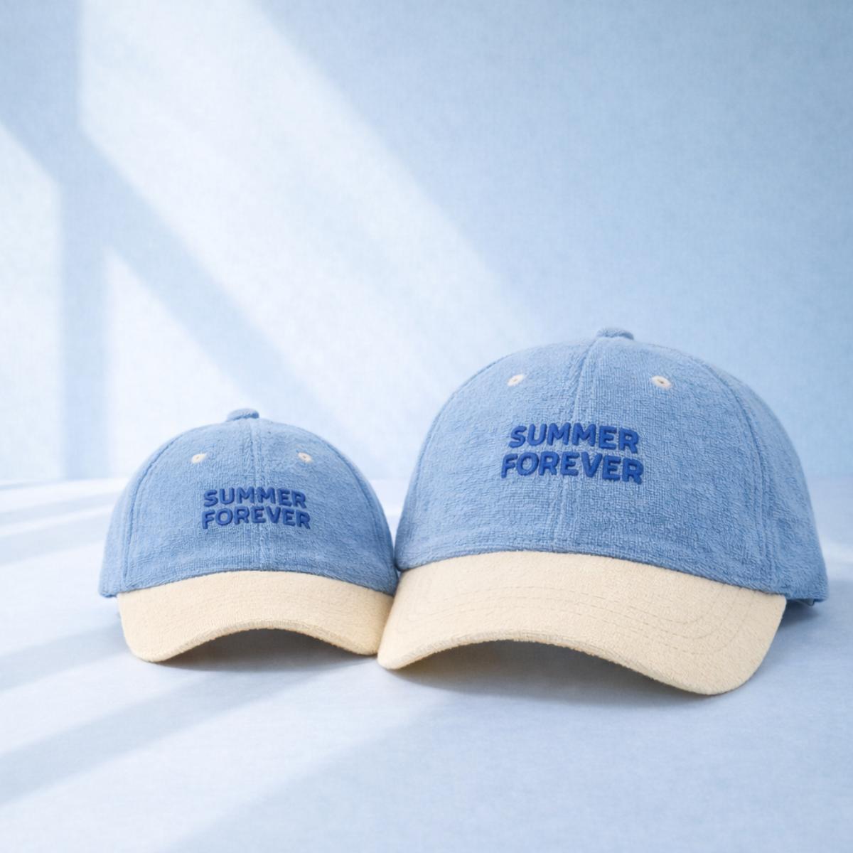 casquette-bebe-enfant-parent-chamaye-assorti-papa-maman-enfant-casquette-papa-fils-cadeau-fete-des-peres-casquette-mere-fille-cadeau-naissance-maman-bebe-cadeau-original-famille-casquette-personnalisable-broderie-summer-forever-éponge