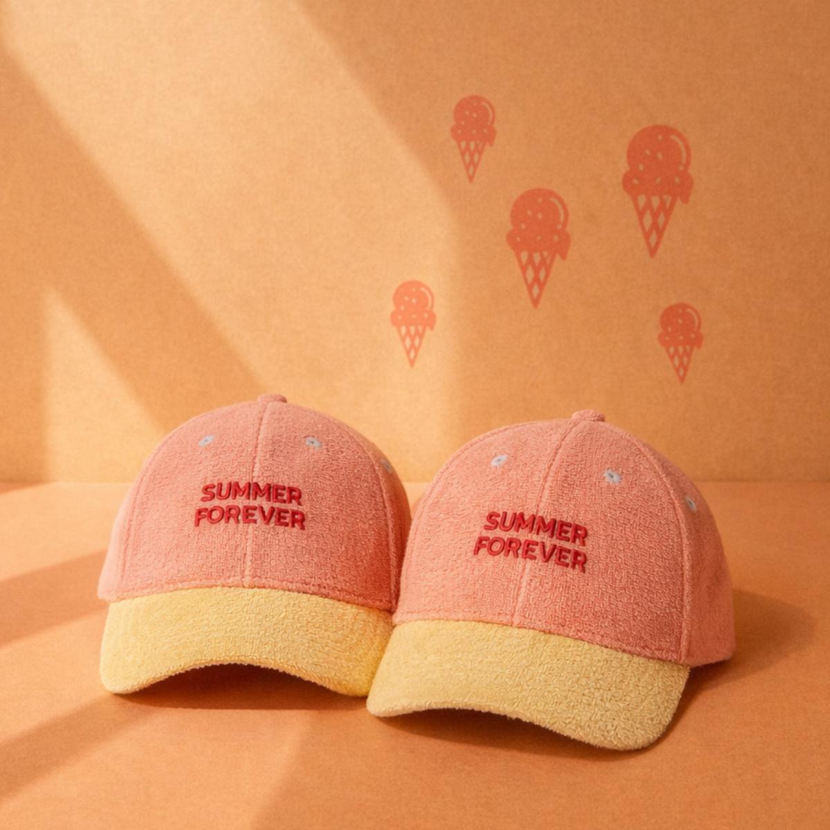 casquette-bebe-enfant-parent-chamaye-assorti-papa-maman-enfant-casquette-papa-fils-cadeau-fete-des-peres-casquette-mere-fille-cadeau-naissance-maman-bebe-cadeau-original-famille-casquette-personnalisable-broderie-summer-forever-éponge