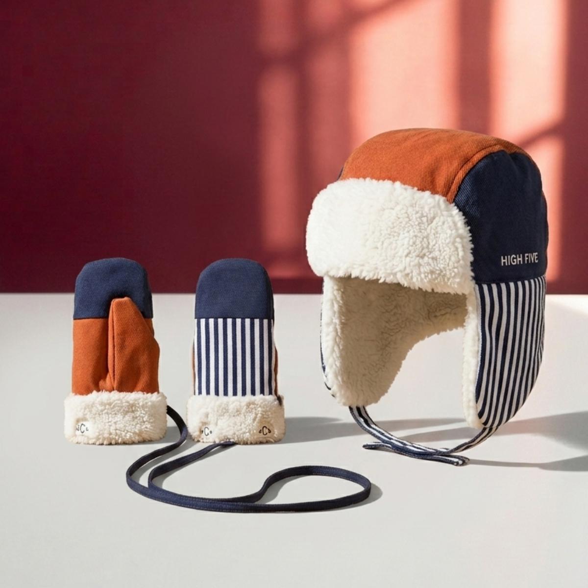 chapka-bebe-enfant-chamaye-assorti-papa-maman-enfant-casquette-papa-fils-cadeau-fete-des-peres-casquette-mere-fille-cadeau-naissance-maman-bebe-cadeau-original-famille-casquette-personnalisable-broderie-high-five-bleu