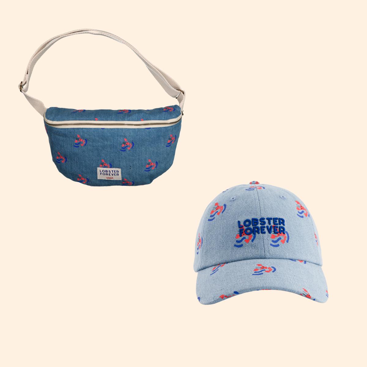 casquette-lobster-forever-bebe-enfant-parent-chamaye-assorti-papa-maman-enfant-cabas-papa-fils-cadeau-naissance-maman-bebe-cadeau-original-famille-casquette-brodée-personnalisable-broderie-homards