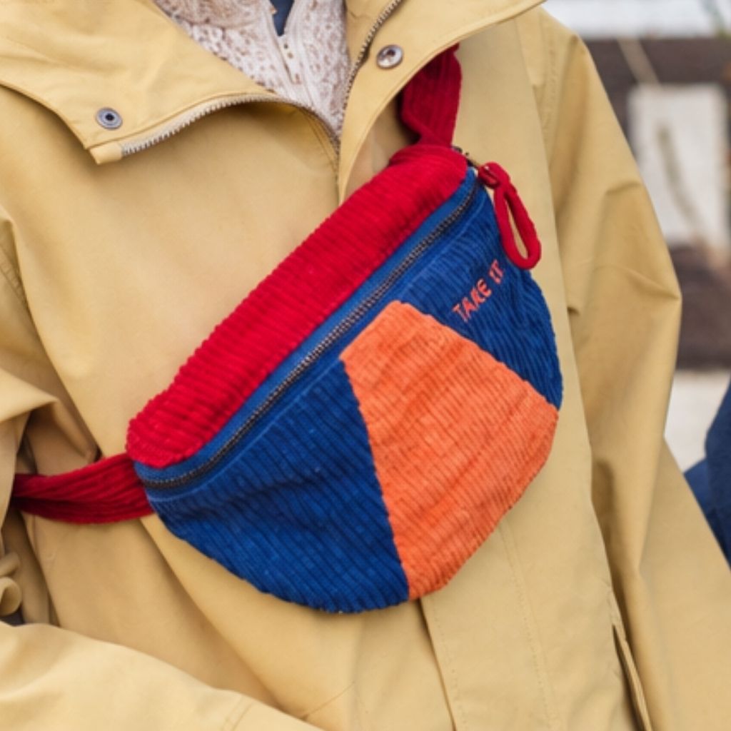 Take It Easy Velvet Bum Bag | Kids