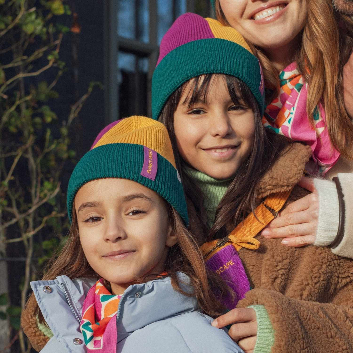 Bonnet Tricolore Funky Family | Kinder