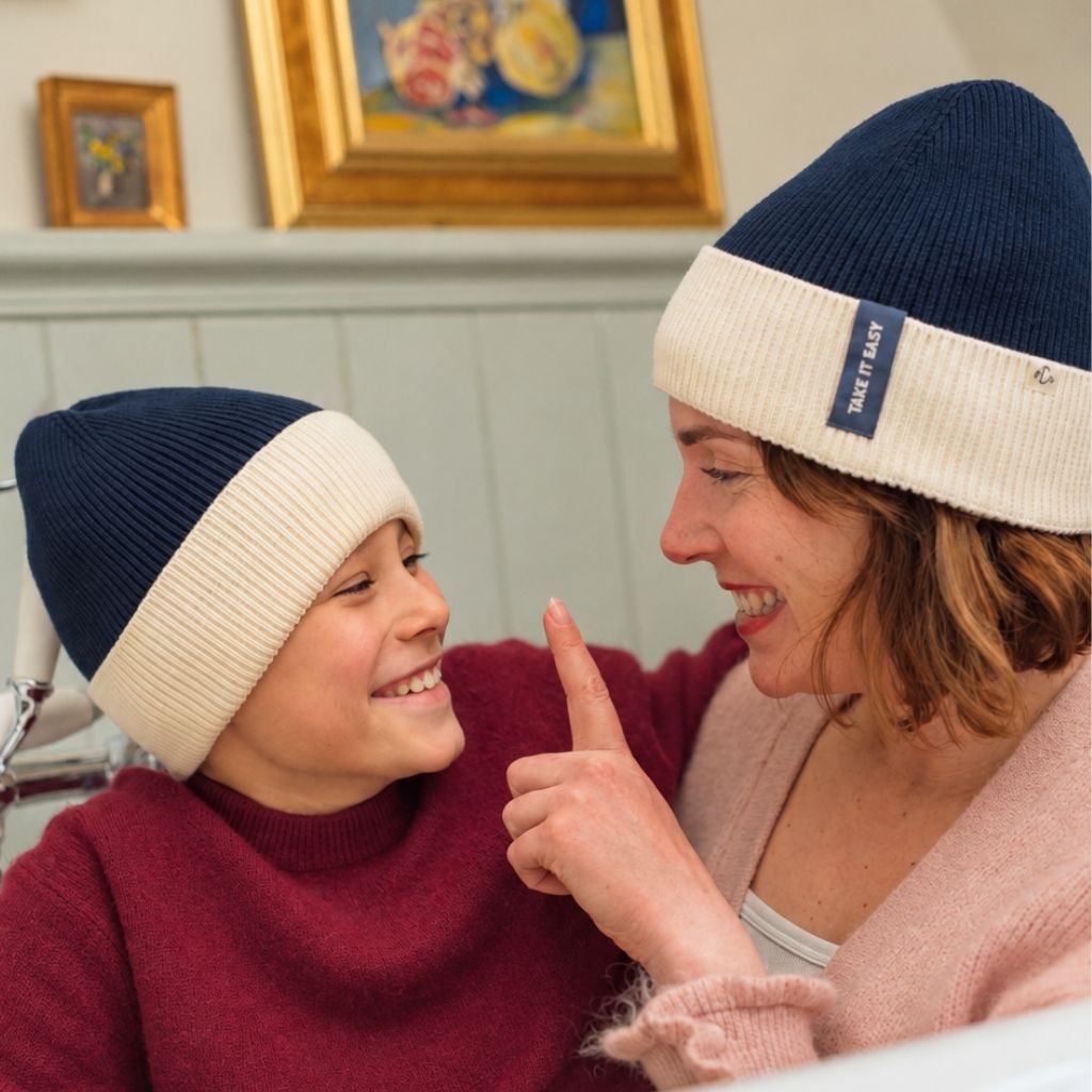 Take it Easy Two-Tone Beanie | Child