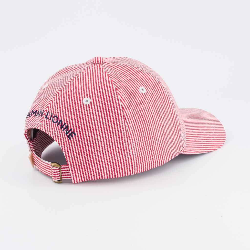 Casquette rayure rouge Mini Lionne et Maman Lionne  | Enfant ou Adulte