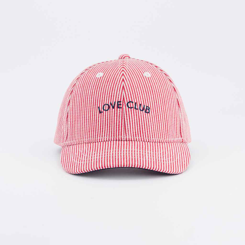 Casquette Love Club rouge  | Enfant ou Adulte