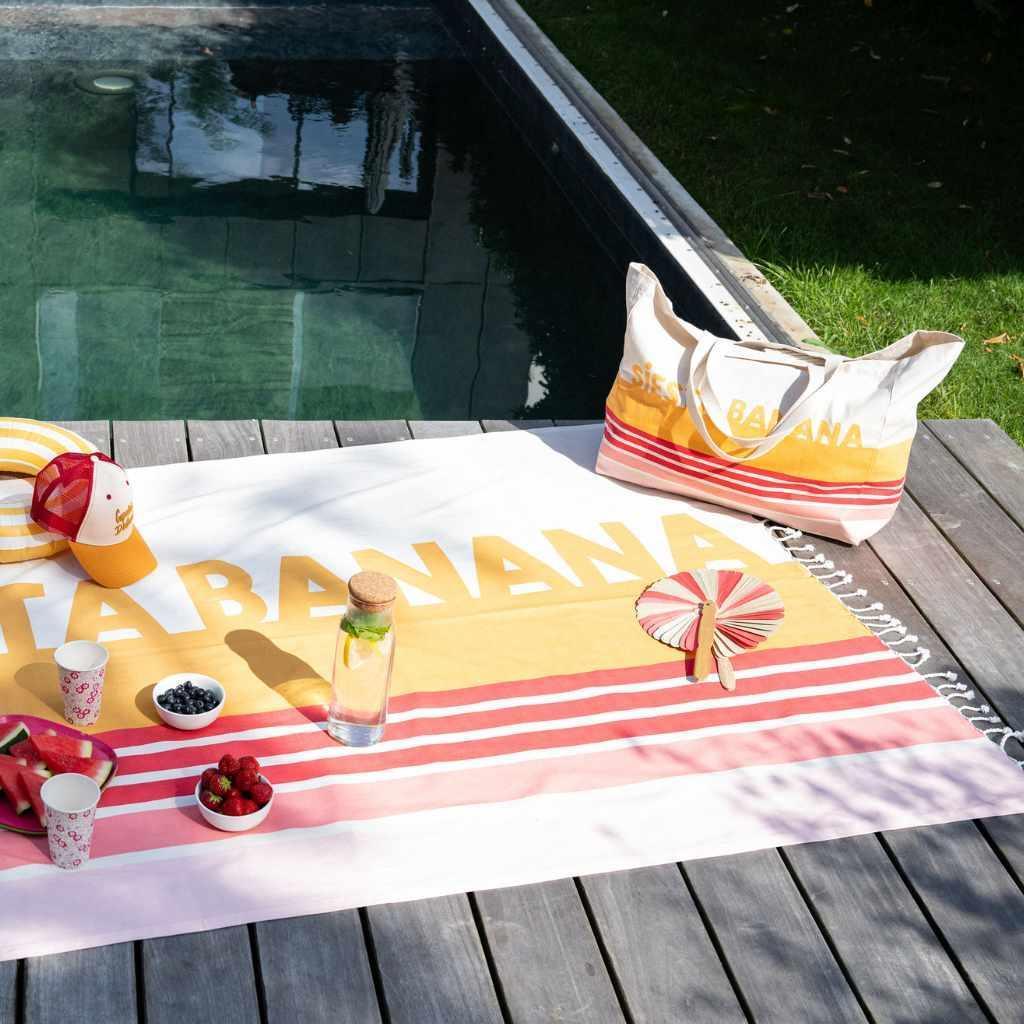Sac De Plage Femme Tibroni XXL - Cabas En Mesh Avec Fermeture éclair - Dimensions 38x35x17 Cm - Léger Et Imperméable